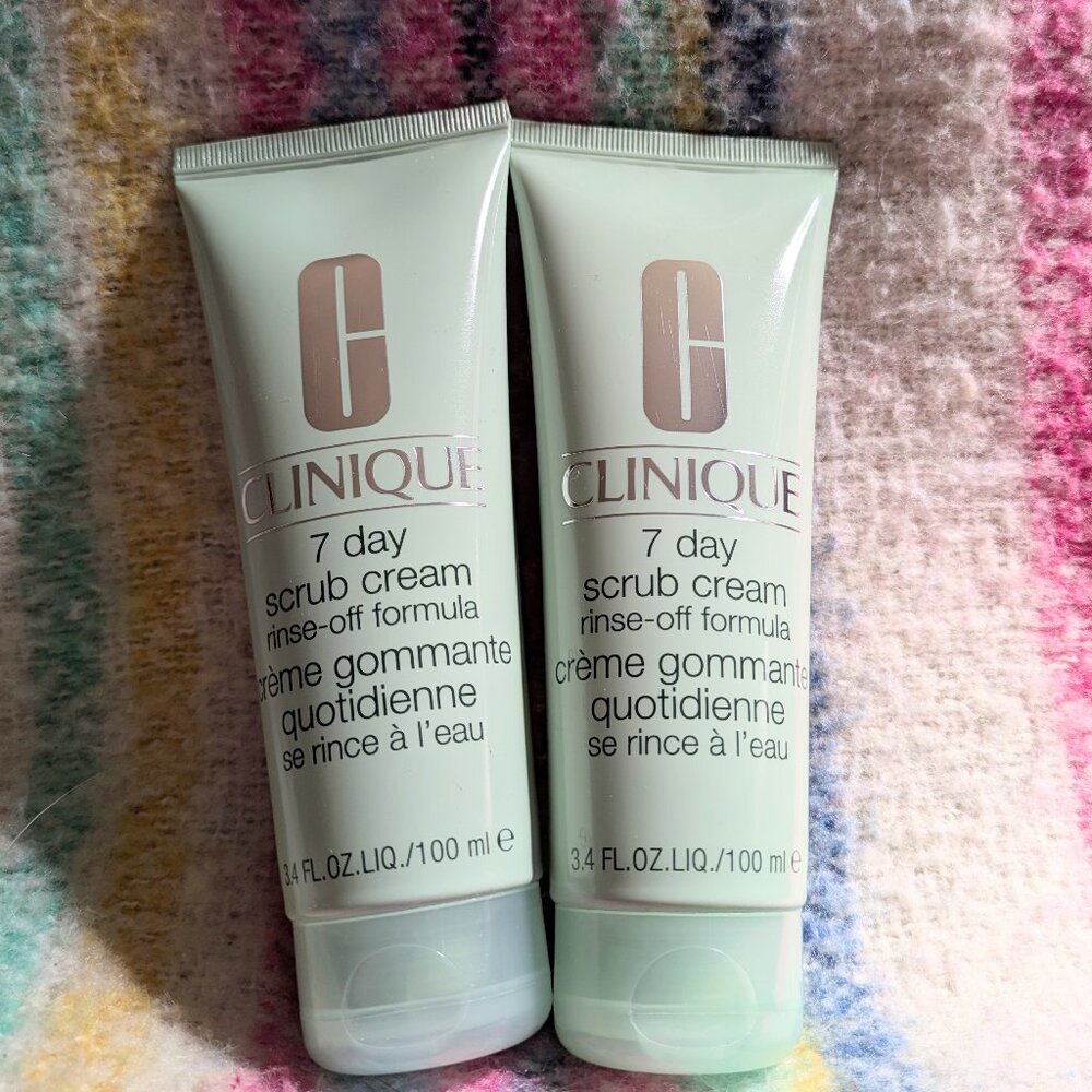 Flash Sale! Brand New! Duo of Clinique 7 Day Scrub Cream